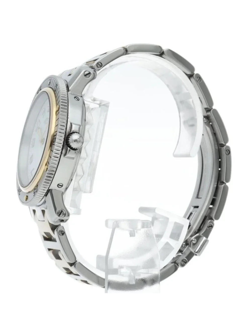 Hermes Clipper Diver Watch SS White